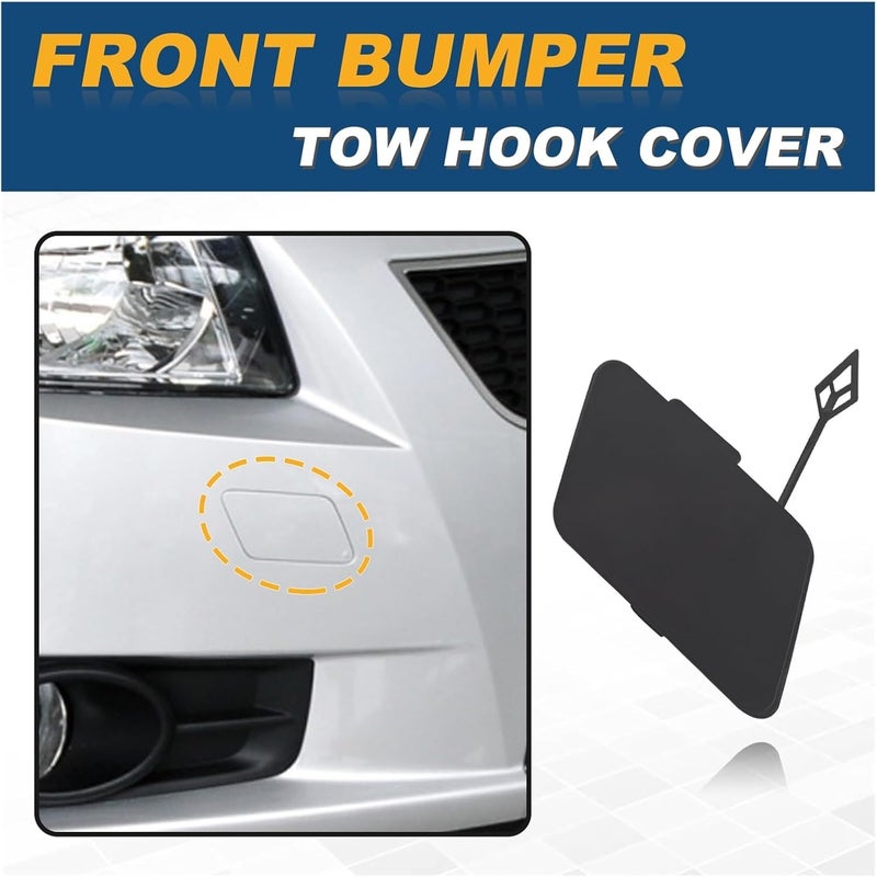 Yurefax Front Bumper Tow Hook Cap for Chevrolet Cruze 2009-2014 - Image 5