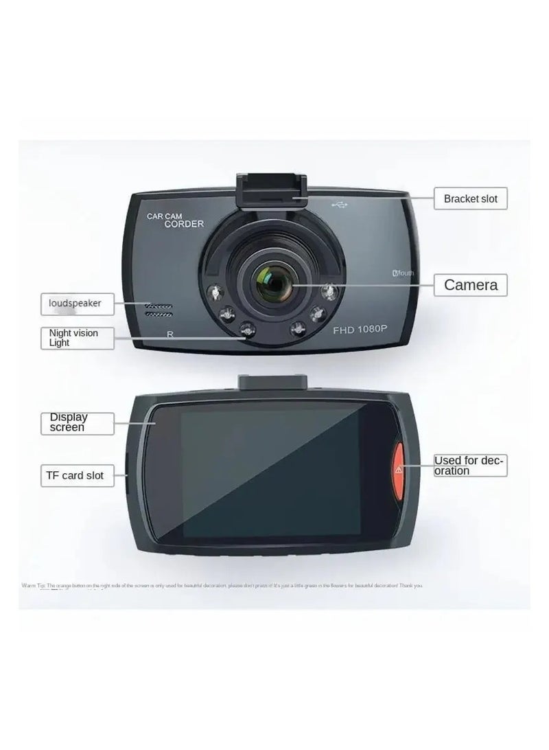 داش كاميرا DVR تسجيل فيديو قيادة السيارة فيه شاشة عرض صغيرة التركيب ذاتي سهل جدا خلال دقيقة تسطيع تركيبة و تشغيلة هو الصندوق الاسود لسيارة عالي الدقة تصوير ليلي بدون بطاقة ذاكرة SD - Image 2
