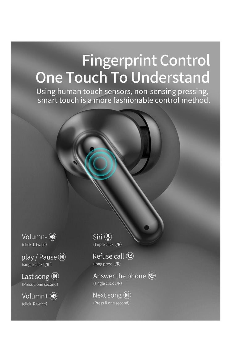 AROAQ - I35 Wireless TWS Earbuds 40 mAh Battery 5.3 Chipset Faster And Reliable Connection Latest Digital Charging Display Handsfree - Image 1