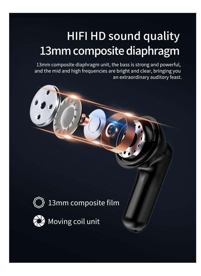 AROAQ - I35 Wireless TWS Earbuds 40 mAh Battery 5.3 Chipset Faster And Reliable Connection Latest Digital Charging Display Handsfree - Image 1