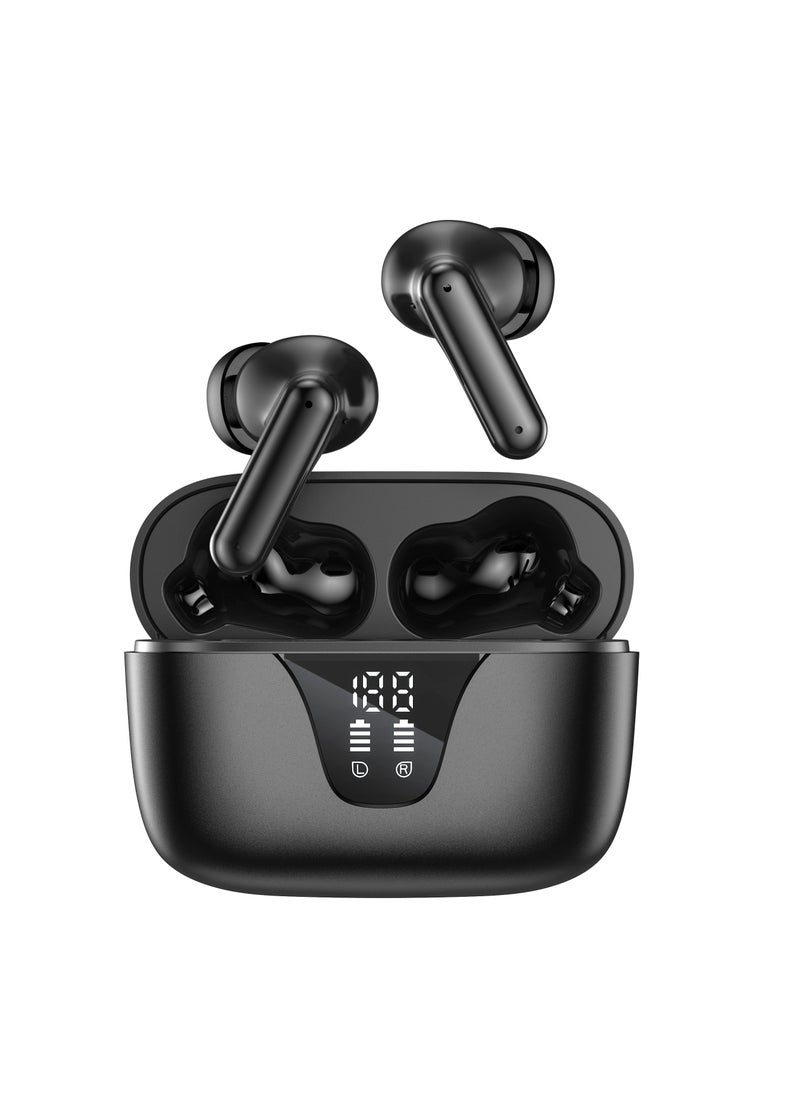 AROAQ - I35 Wireless TWS Earbuds 40 mAh Battery 5.3 Chipset Faster And Reliable Connection Latest Digital Charging Display Handsfree - Image 1