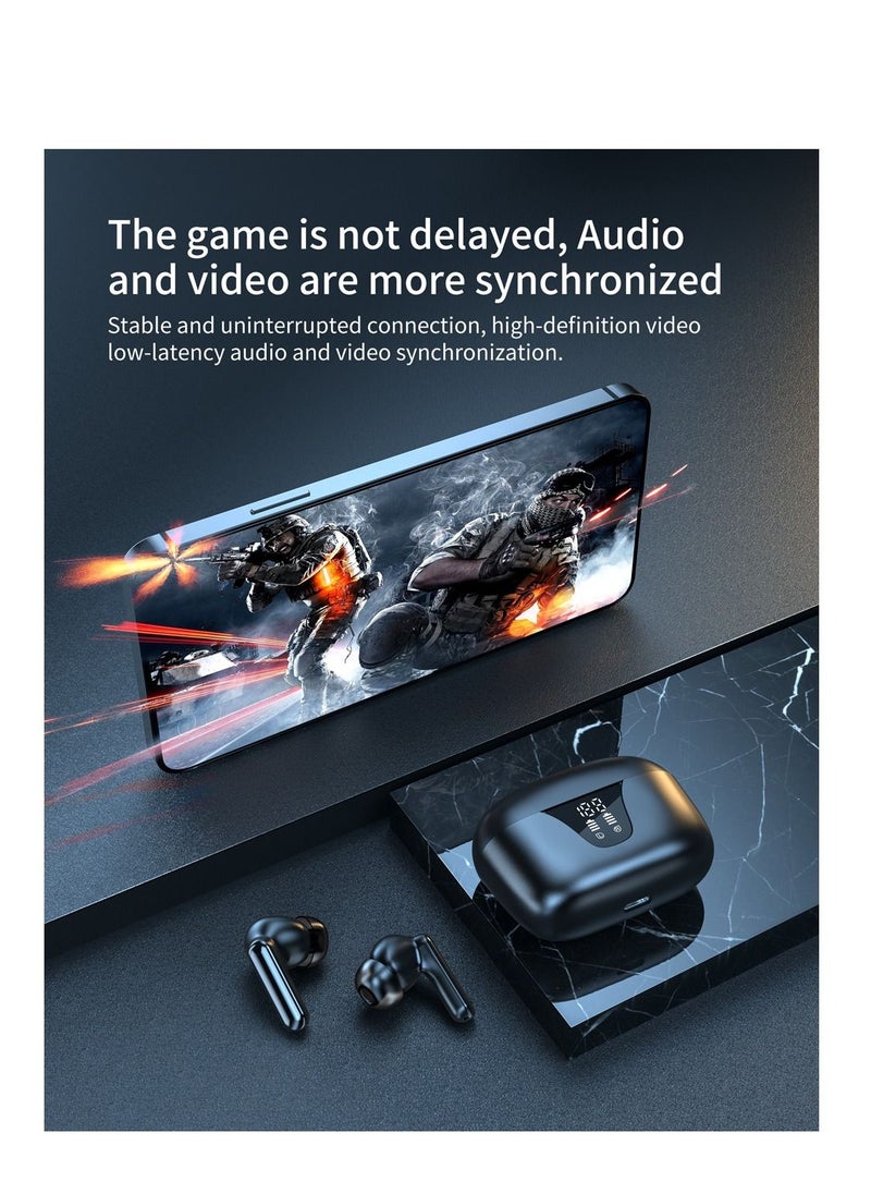 AROAQ - I35 Wireless TWS Earbuds 40 mAh Battery 5.3 Chipset Faster And Reliable Connection Latest Digital Charging Display Handsfree - Image 1