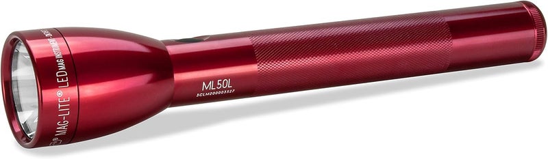 MagLite ML50L 3Cell C LED Flashlight Adjustable Beam High Low Modes WaterResistant Red - Image 2