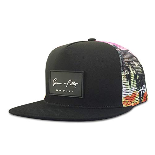 Grace Folly Trucker Hat for Men & Women. Snapback Mesh Caps (US, Alpha, One Size, One Size, Sunset Beach) - Image 1