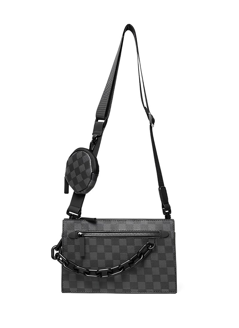 Skycare Skycare Men's Square Sling Bag - Stylish Messenger Shoulder Bag with Coin Purse  - Image 1