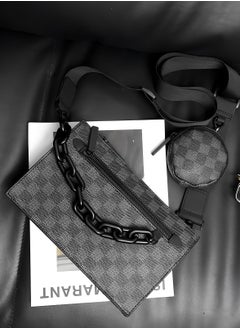 Skycare Skycare Men's Square Sling Bag - Stylish Messenger Shoulder Bag with Coin Purse  - Image 2