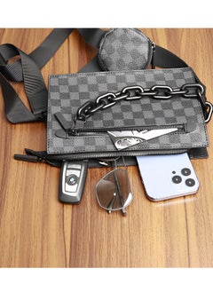 Skycare Skycare Men's Square Sling Bag - Stylish Messenger Shoulder Bag with Coin Purse  - Image 3