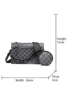 Skycare Skycare Men's Square Sling Bag - Stylish Messenger Shoulder Bag with Coin Purse  - Image 4