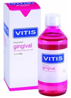 فيتيس يساعد غسول الفم VITIS Gingival على منع أمراض اللثة وأمراض اللثة الأخرى، 500 مل 