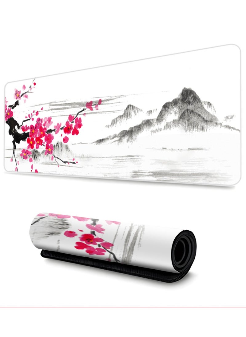 Y&D - Gaming Mouse Pad Extended Large Mat Desk Pad Stitched Edges Mousepad Long Non-Slip Rubber Base Mice Pad(31.5x11.8x0.12 Inch) - Image 1