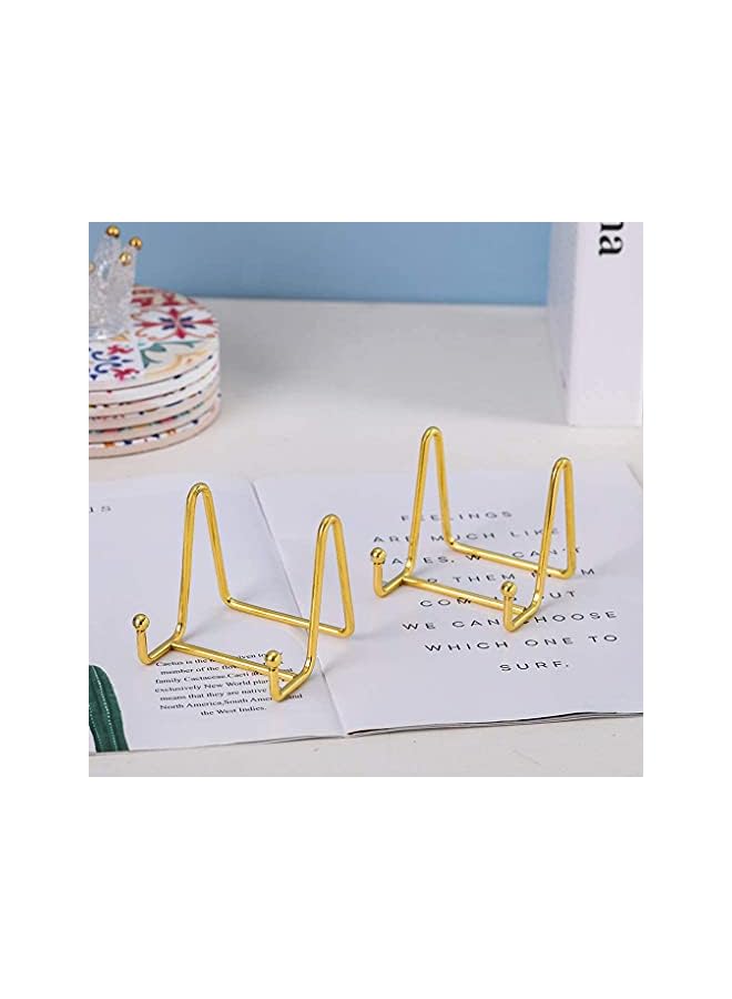 The Bros 2 Pack 3 Inch Plate Stands for Display Iron Easel Plate Holder Display Stands Metal Frame Holder Stands for Pictures, Photo, Decorative Plate Dish and Tabletop Art - Image 4
