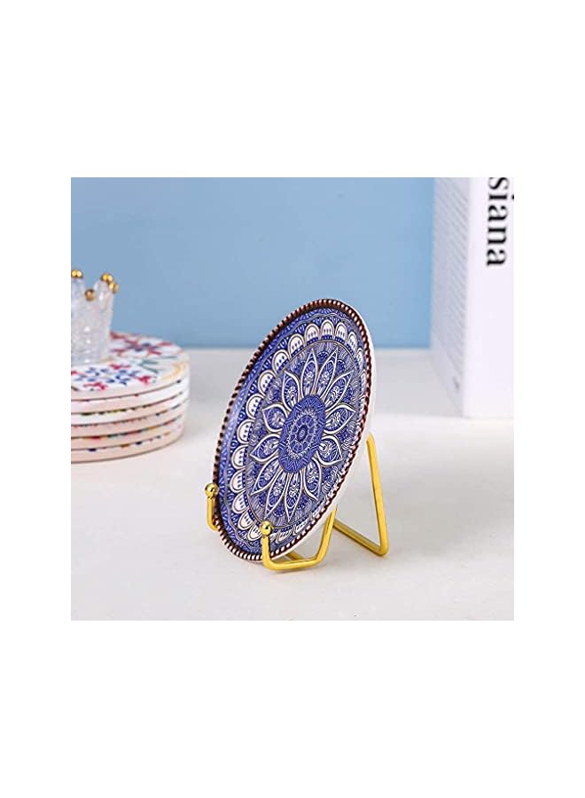 The Bros 2 Pack 3 Inch Plate Stands for Display Iron Easel Plate Holder Display Stands Metal Frame Holder Stands for Pictures, Photo, Decorative Plate Dish and Tabletop Art - Image 5