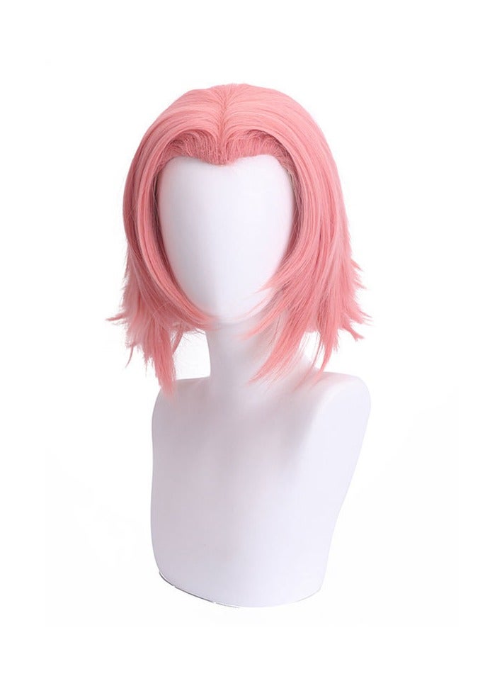 general Sakura Haruno Cosplay Wig Naruto Anime Character High Temperature Fiber Stylish for Halloween Comic Con Role Play - Image 1