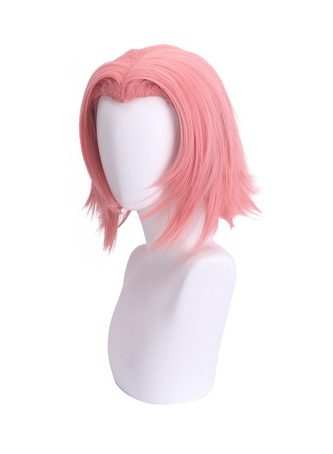general Sakura Haruno Cosplay Wig Naruto Anime Character High Temperature Fiber Stylish for Halloween Comic Con Role Play - Image 2