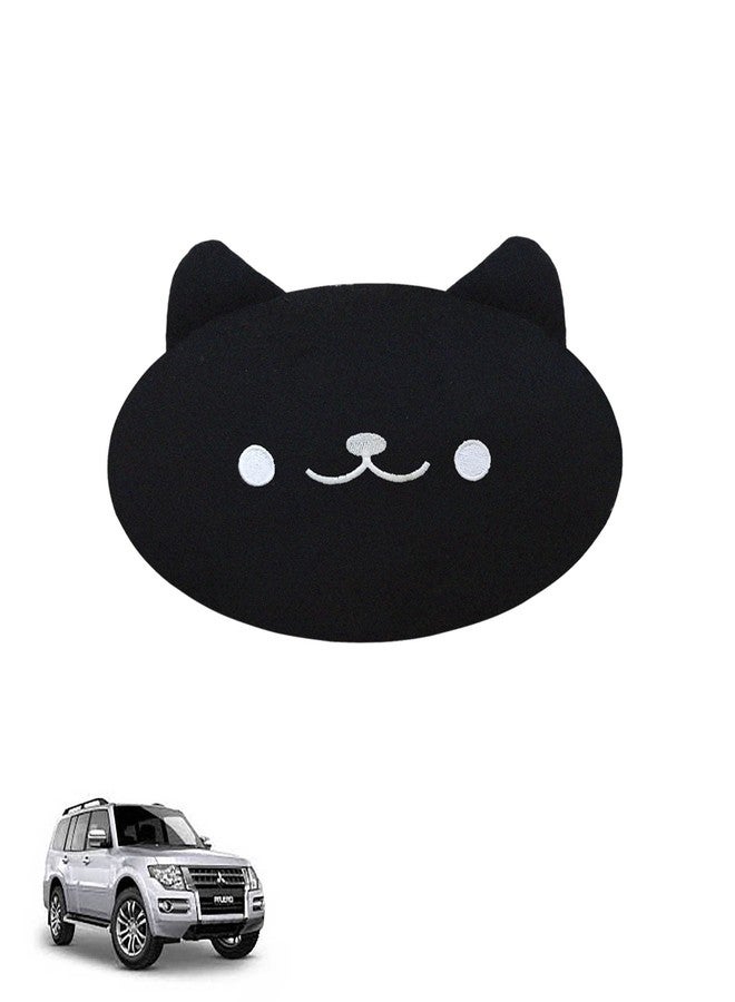 Adroitz Black Neck Rest Car Cushions Compatible with All Cars (Pack of 1) - Image 2