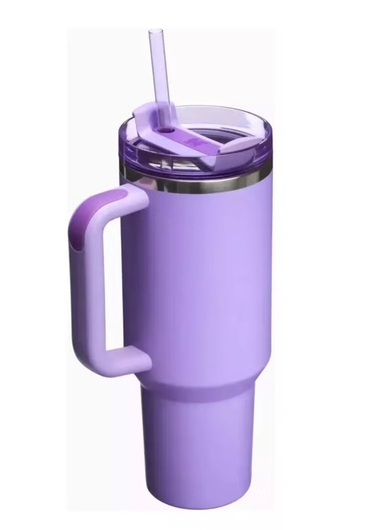 Stanley أوليفيا رودريغو × ستانلي 40 أونصة كوب كوانشر H2.0 إصدار محدود – كوب سفر من الفولاذ المقاوم للصدأ مع غطاء FlowState المقاوم للتسرب وقشة قابلة لإعادة الاستخدام – يحافظ على المشروبات ساخنة لمدة 7 ساعات، وباردة لمدة 11، ومثلجة لمدة يومين – زجاجة ترطيب لجمع القهوة، الشاي، السموذي والمزيد – هدية مثالية للمشجعين والاستخدام اليومي - Image 3