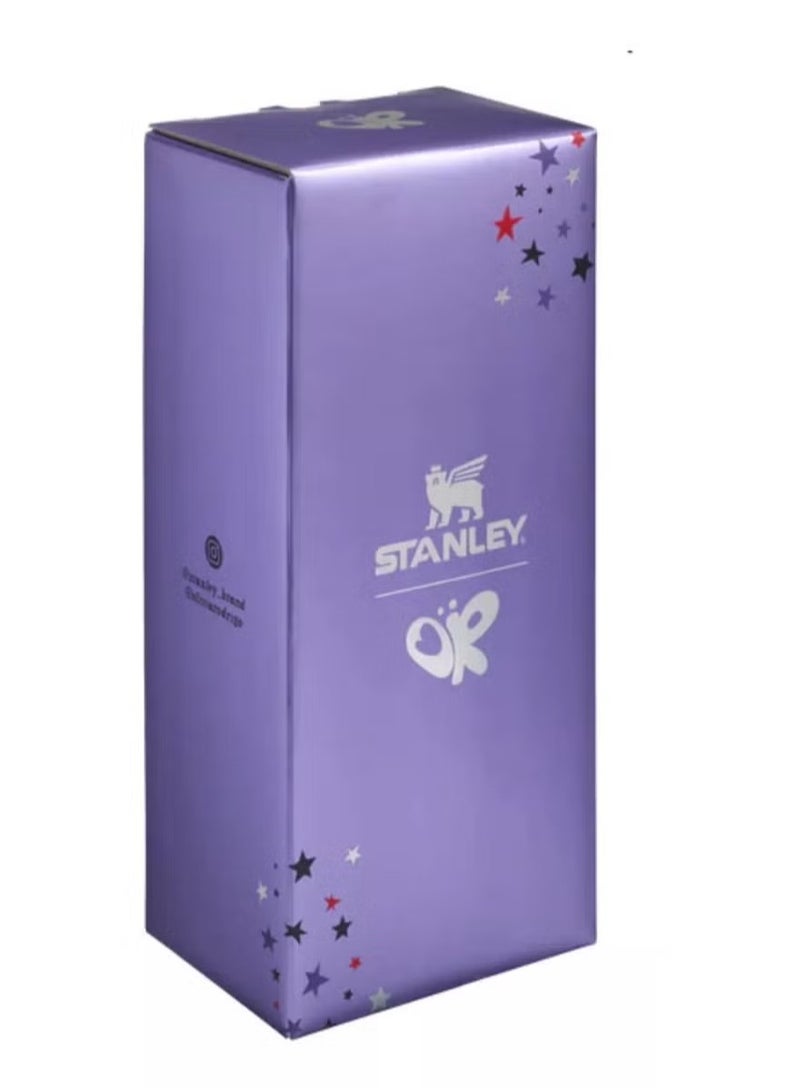 Stanley أوليفيا رودريغو × ستانلي 40 أونصة كوب كوانشر H2.0 إصدار محدود – كوب سفر من الفولاذ المقاوم للصدأ مع غطاء FlowState المقاوم للتسرب وقشة قابلة لإعادة الاستخدام – يحافظ على المشروبات ساخنة لمدة 7 ساعات، وباردة لمدة 11، ومثلجة لمدة يومين – زجاجة ترطيب لجمع القهوة، الشاي، السموذي والمزيد – هدية مثالية للمشجعين والاستخدام اليومي - Image 5