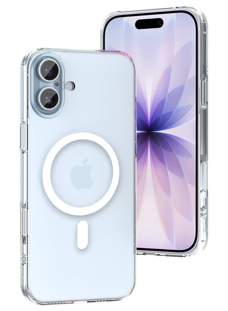 Techie iPhone 17 Case Clear MagSafe – Slim Shockproof Anti-Yellowing Protective Cover with Acrylic Hard Back & TPU + PC Bumper, Wireless Charging Compatible - Image 1