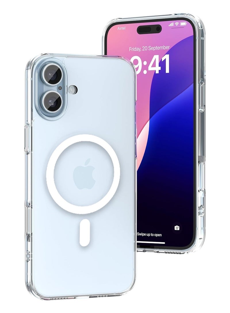 Techie iPhone 17 Case Clear MagSafe – Slim Shockproof Anti-Yellowing Protective Cover with Acrylic Hard Back & TPU + PC Bumper, Wireless Charging Compatible - Image 3