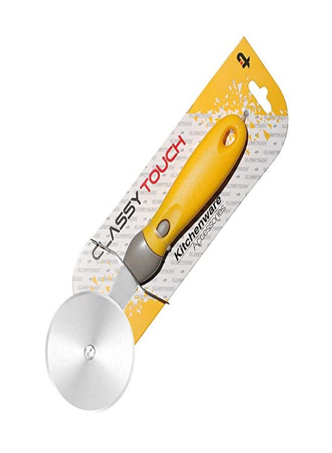 CLASSYTOUCH قطاعة بيتزا من الفولاذ المقاوم للصدأ بتصميم أنيق - Image 2