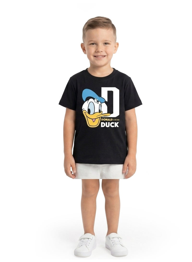 Disney Toddler Boys Donald Duck Graphic Printed T-Shirt - Image 2