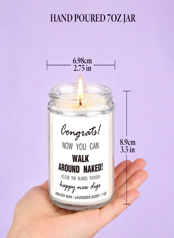 SEVENWELL Housewarming Gifts New Home, Funny Lavender Scented Soy Candle for Women Men, New Home Gift Ideas for Couple Friends New Homeowner, First Apartment Essentials (7oz Jar Candle) - Image 5
