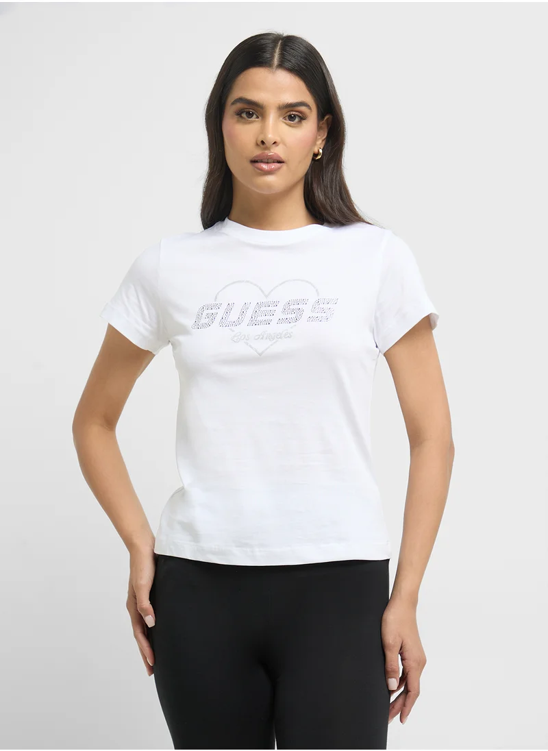 GUESS Crew Neck T-Shirt