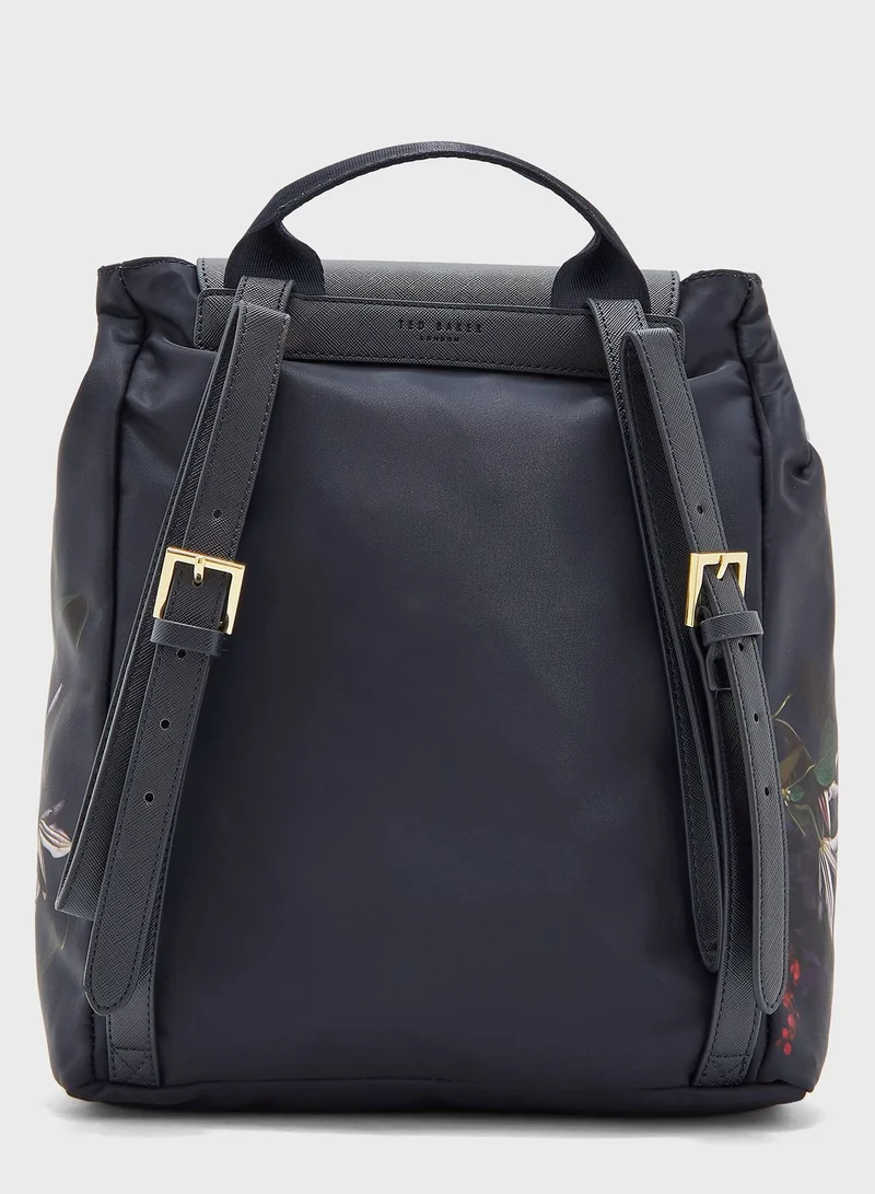 Ted Baker Keriie Pomegranate Drawstring Backpack
