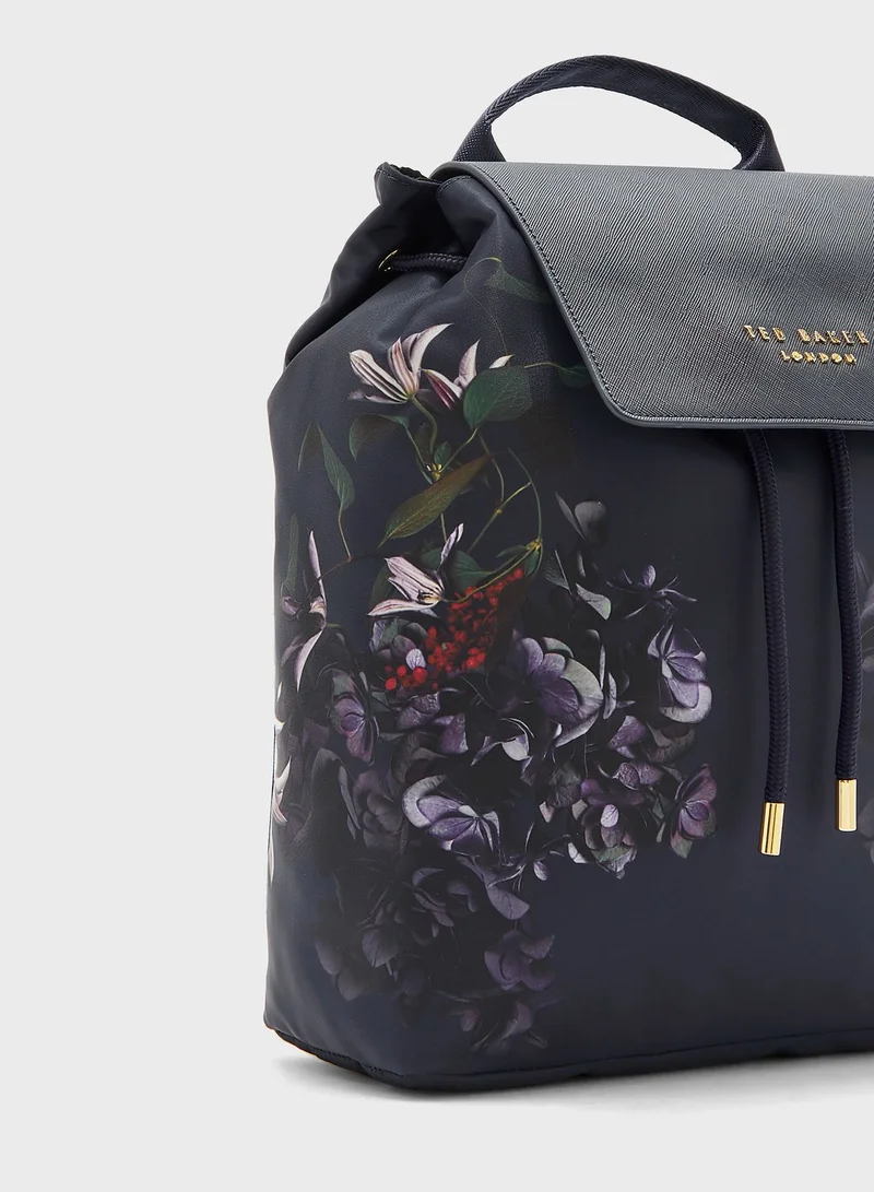 Ted Baker Keriie Pomegranate Drawstring Backpack