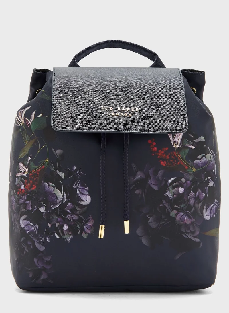 Ted Baker Keriie Pomegranate Drawstring Backpack
