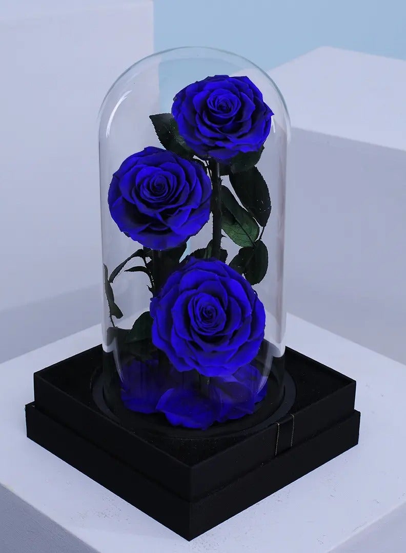BYYU Forever Blue Roses