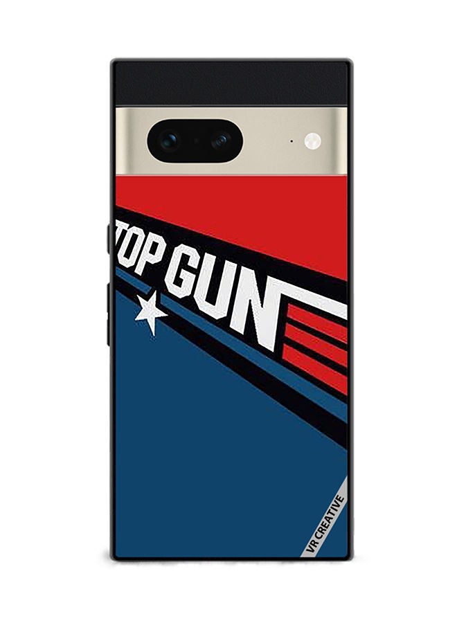 VR CREATIVE Protective Case Cover For Google Pixel 7 Top Gun Theme Design Multicolour - Image 1