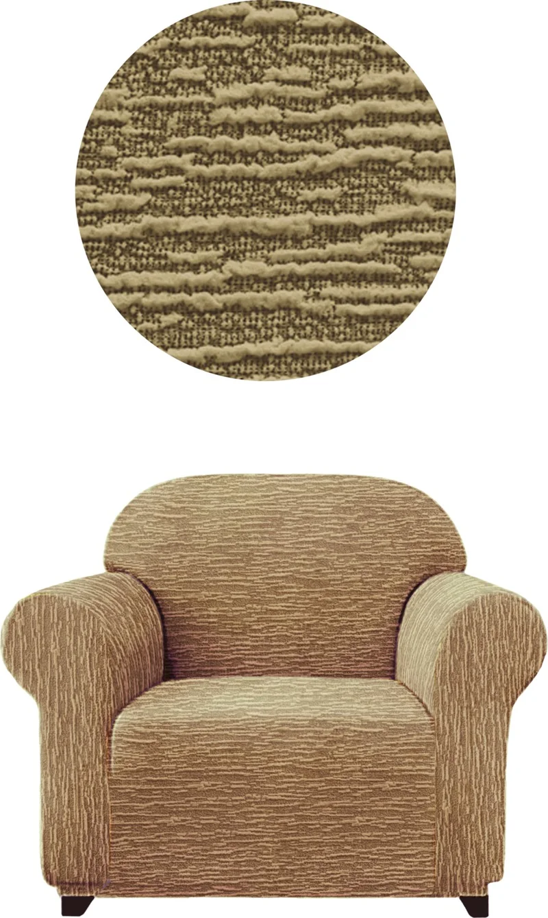 الجيار Jacquard Sofa, Sofa, Sofa Bed Cover Rod Pattern, Flexible, Without Skirt, For Single (Armchair)