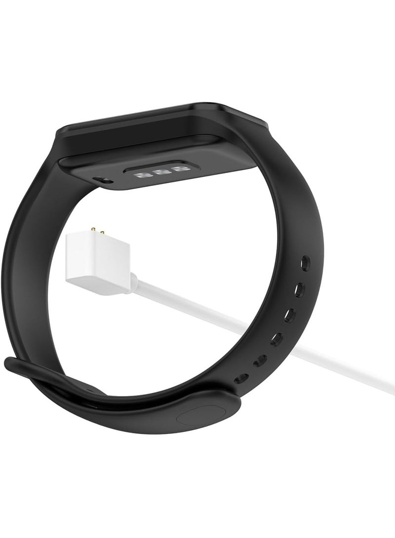 SOLARAE 2 Pack Magnetic Charging Cable Compatible with Xiaomi Mi Band 8 and for Redmi Band 2/Watch 3 Lite/Watch 3 Active, 3.3ft USB Charging Cable Stand Dock Smartwatch Accessories (White) - Image 4