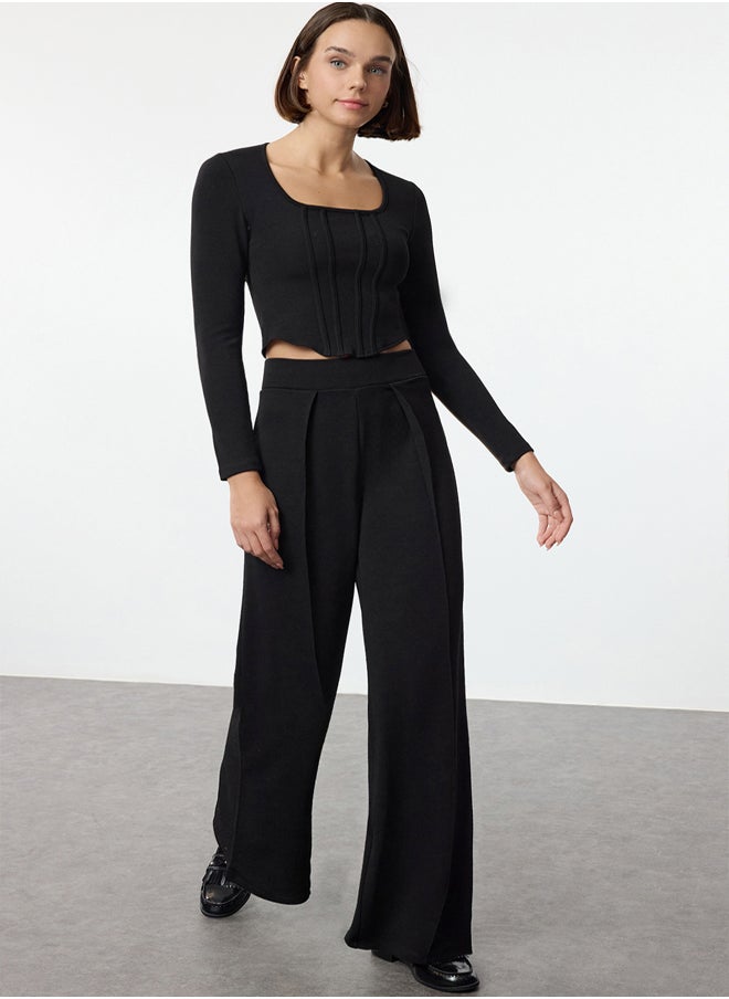 Black Pleated Detail Wide Leg Trousers TWOAW25PL00078 - pzsku/Z3DC74A41F51292E921F1Z/45/_/1739718169/28e0ca0b-0001-4425-8483-231862e65f5f