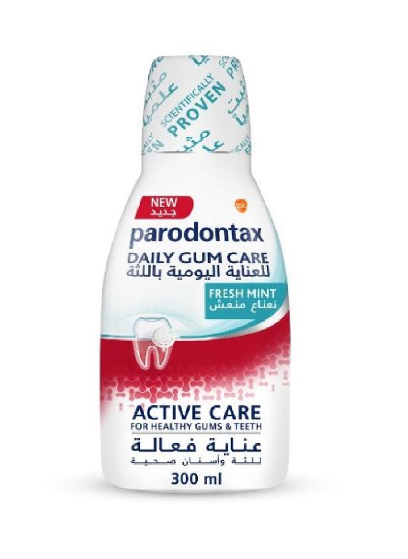 Parodontax - Daily Gum Care Fresh Mint Mouth Wash 300ml - Image 1