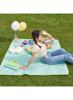 ECVV Camping Blanket: Durable, Waterproof, Foldable Design - 190X200Cm For Travel, Picnics & Camping Adventures(Green)  - Image 2