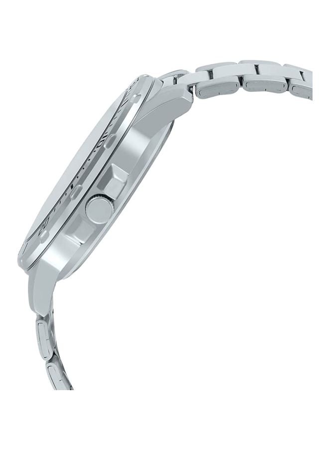 CASIO Men Stainless Steel Analog Wrist Watch MTP-VD01D-1E2VUDF - 45 mm - Silver - Image 3