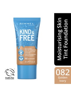 RIMMEL LONDON Kind & Free Foundation - 82 - Golden Ivory, 30ml  - Image 2