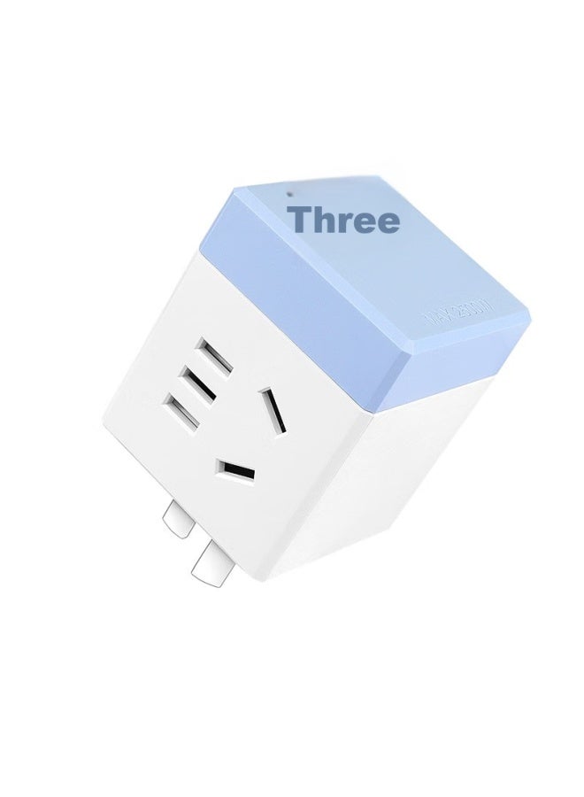 Delipow Power Strip, One-to Multifunctional Socket, Usb Charger/wireless Socket/travel Adapter, 2 Usb + Type-c + 2 Outlets - Image 5