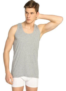 Tutku 2 Pieces Gray Color Rib Athlete 
