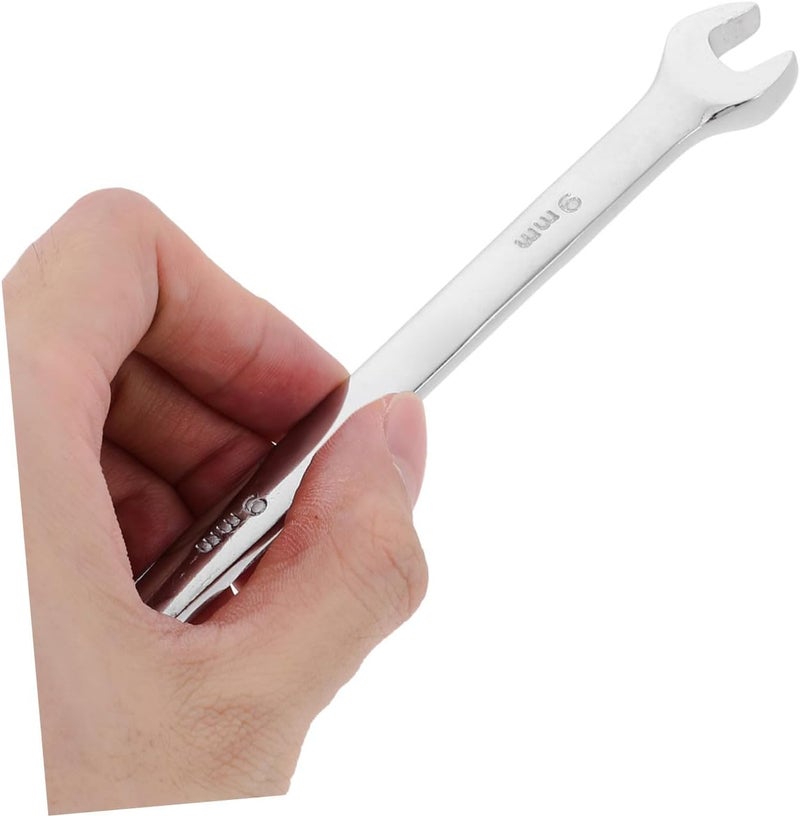 Levemolo Double End Ratcheting Wrench 9mm Multi-use Metal Spanner Tool 2pcs Portable Repair Hand Wrench for Mechanics and DIY Automotive Use - Image 3