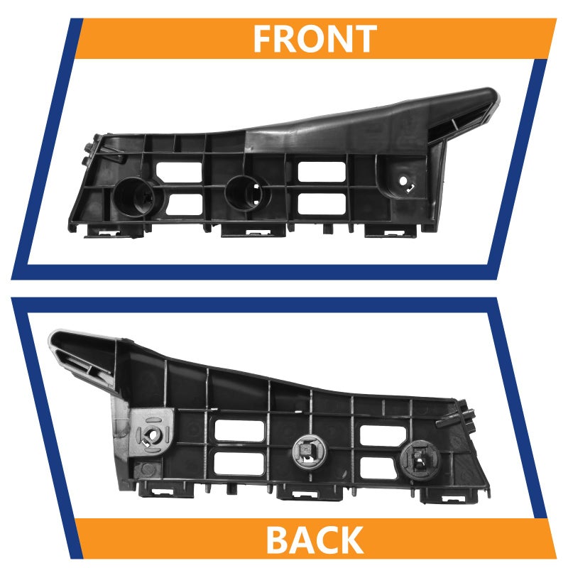 BXZ Front Bumper Cover Bracket Retainer Side Fender Support Pair For Toyota Prius 2010-2015 - Image 5