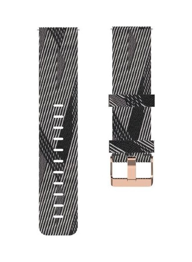 Replacement Band For Fitbit Versa Grey/White - Image 4