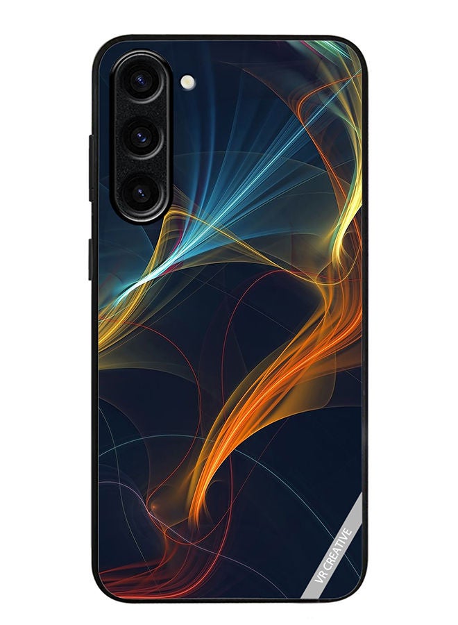 VR CREATIVE Protective Case Cover For Samsung Galaxy S23 Abstract Design Multicolour - Image 1