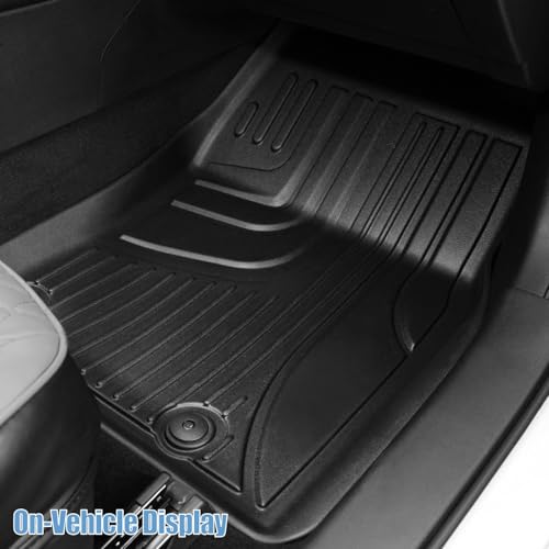 IKABEVEM Original Floor Mats for 2019-2026 Mazda 3 All Models - Custom Fit TPE Floor Liners - All Weather Car Mats for Mazda 3 Accessories 1st & 2nd Row Heavy Duty Protection Floor Mat - Image 4