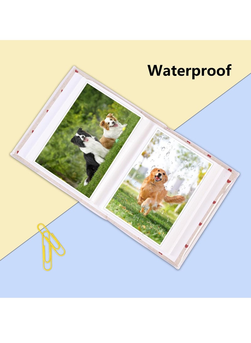 Hoasis 1-Piece Heart-Shaped Photo Album, 50-Page 100 Photos 6*6 inch Press Design Memory Book for Family, Friends, and Couples, 18*14*5cm - Image 5