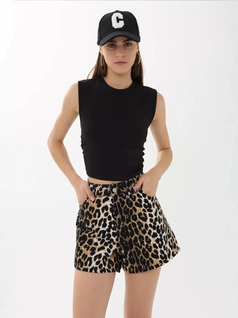 HICCUP Solid Ruched-Detail Blouse