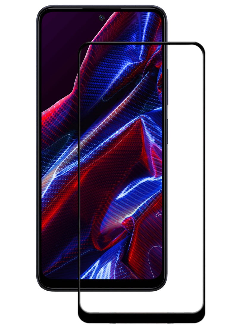 ACLIX Antistatic ESD Dustproof Premium Quality High Definition Tempered Glass Screen Protector Designed For Xiaomi Poco X5 - Image 1