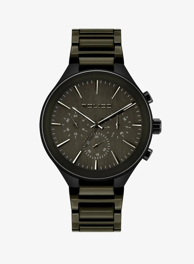 Gifford Black Dial Black Stainless Steel Bracelet Analog Watch for Men 50mm